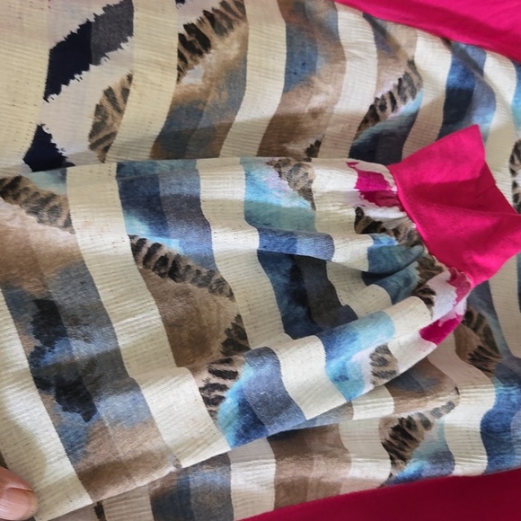 Celeste Multicolor Patterned Fabric - Picture 4 of 6